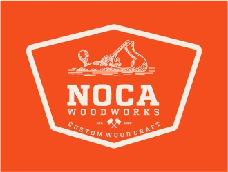NOCA Woodworks logo design by Alfatih05