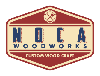 NOCA Woodworks logo design by Kruger