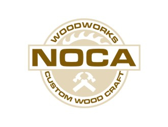 NOCA Woodworks logo design by sabyan