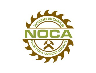 NOCA Woodworks logo design by sabyan