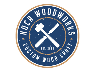 NOCA Woodworks logo design by akilis13