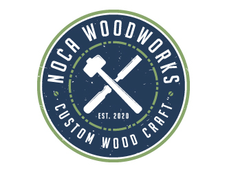 NOCA Woodworks logo design by akilis13