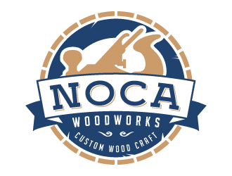 NOCA Woodworks logo design by akilis13
