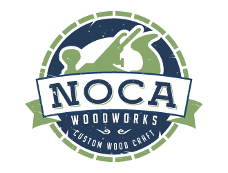 NOCA Woodworks logo design by akilis13