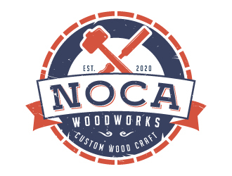 NOCA Woodworks logo design by akilis13