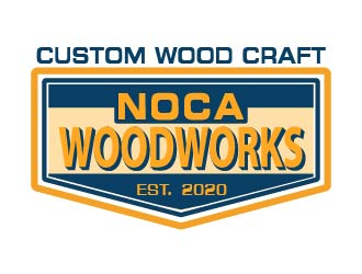 NOCA Woodworks logo design by Suvendu