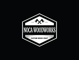 NOCA Woodworks logo design by DreamCather