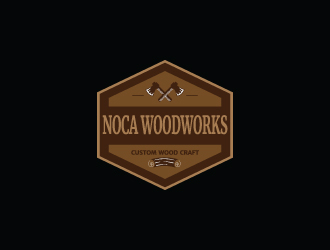 NOCA Woodworks logo design by DreamCather
