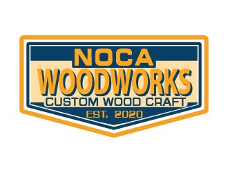 NOCA Woodworks logo design by Suvendu