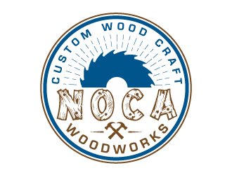 NOCA Woodworks logo design by pambudi