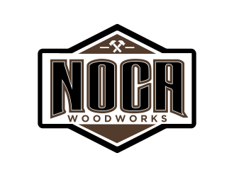 NOCA Woodworks logo design by Mahrein