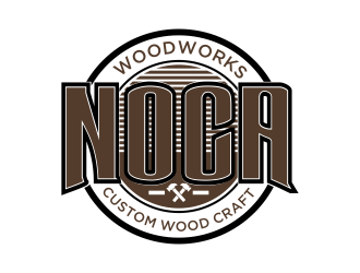 NOCA Woodworks logo design by Mahrein