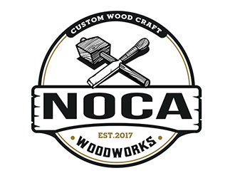 NOCA Woodworks logo design by Optimus