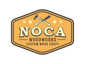 NOCA Woodworks logo design by cybil