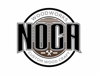 NOCA Woodworks logo design by Mahrein