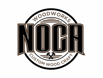 NOCA Woodworks logo design by Mahrein
