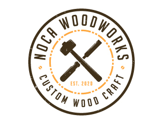 NOCA Woodworks logo design by akilis13