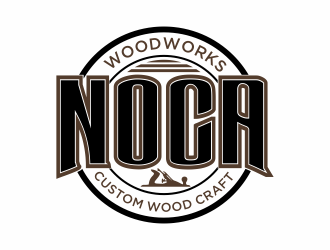 NOCA Woodworks logo design by Mahrein