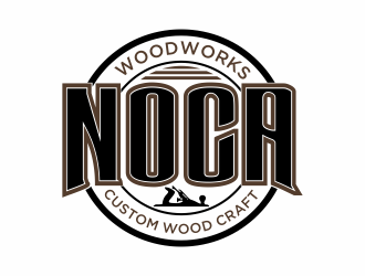 NOCA Woodworks logo design by Mahrein