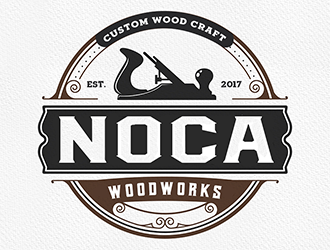 NOCA Woodworks logo design by Optimus
