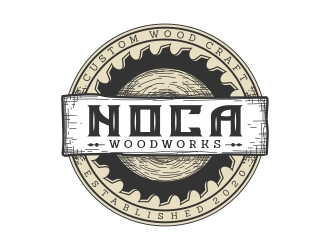 NOCA Woodworks logo design by Eko_Kurniawan
