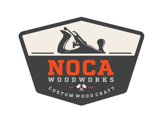 NOCA Woodworks logo design by Alfatih05