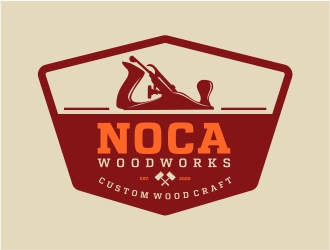 NOCA Woodworks logo design by Alfatih05