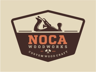NOCA Woodworks logo design by Alfatih05