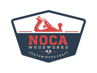 NOCA Woodworks logo design by Alfatih05