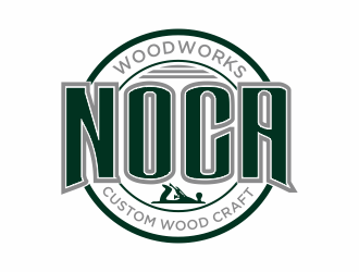 NOCA Woodworks logo design by Mahrein