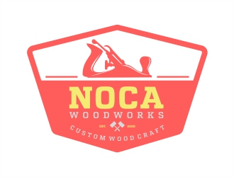 NOCA Woodworks logo design by Alfatih05