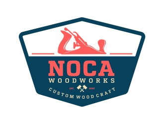 NOCA Woodworks logo design by Alfatih05