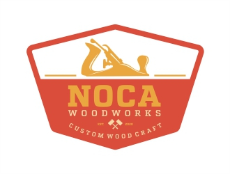 NOCA Woodworks logo design by Alfatih05