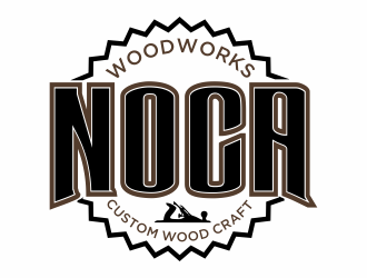 NOCA Woodworks logo design by Mahrein