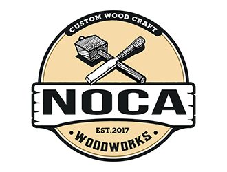 NOCA Woodworks logo design by Optimus