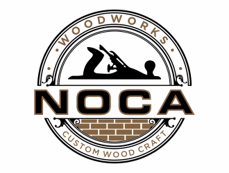 NOCA Woodworks logo design by Mahrein