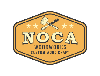 NOCA Woodworks logo design by cybil