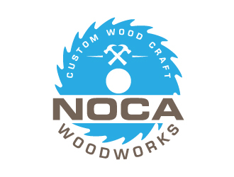 NOCA Woodworks logo design by pambudi
