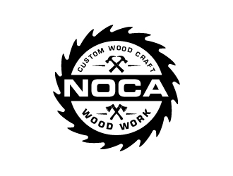 NOCA Woodworks logo design by pambudi