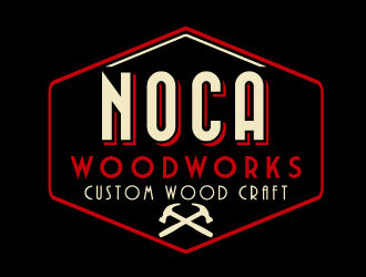 NOCA Woodworks logo design by axel182