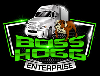 BOSS HOGG ENTERPRISE logo design by DreamLogoDesign