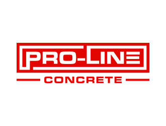Pro-Line Concrete  logo design by pel4ngi
