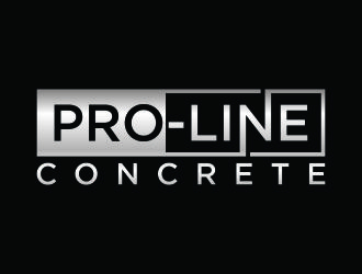 Pro-Line Concrete  logo design by mukleyRx