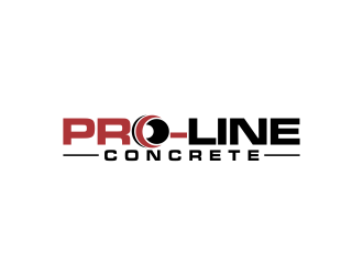 Pro-Line Concrete  logo design by oke2angconcept