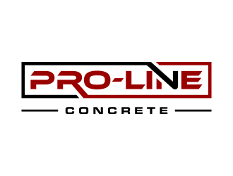 Pro-Line Concrete  logo design by p0peye