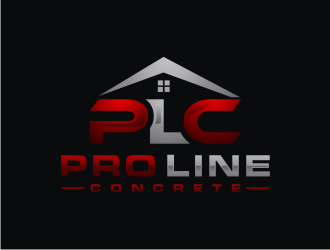 Pro-Line Concrete  logo design by Artomoro