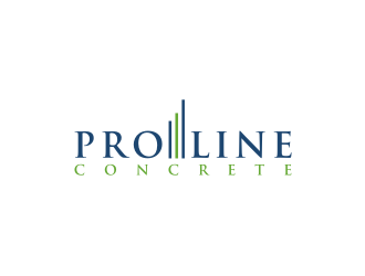 Pro-Line Concrete  logo design by Artomoro