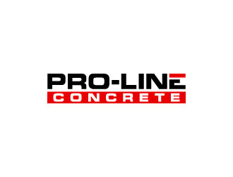 Pro-Line Concrete  logo design by CreativeKiller