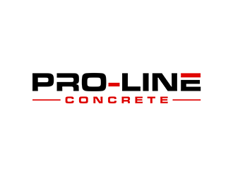 Pro-Line Concrete  logo design by ndaru