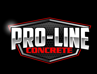 Pro-Line Concrete  logo design by AamirKhan